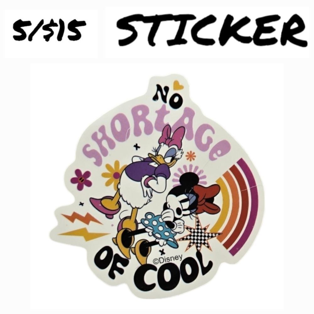 Minnie Mouse Daisy Duck Cool Sticker Decal Self-Adhesive Laptop Water Bottle